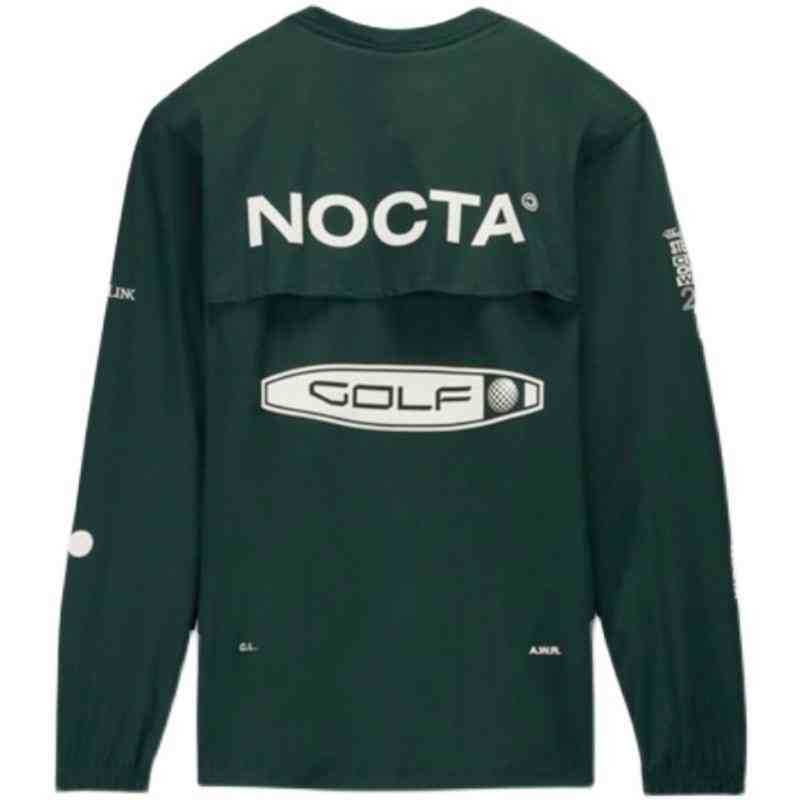 

Correct T-Shirt Version of Nocta Golf Co Branded Round Neck Pullover Long Sleeve Quick Drying Sports Base Shirt Tshirt, Green