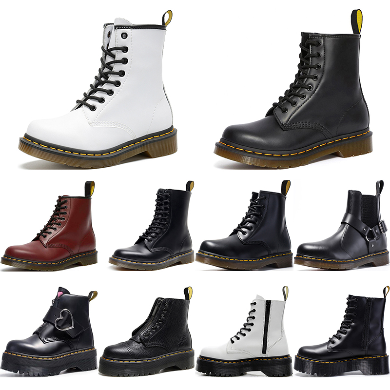 

Designer Boots Doc Martins Dr Martens Shoes Men Women High Leather winter snow booties Oxford Bottom Ankle shoes martines trainers sneakers, #16