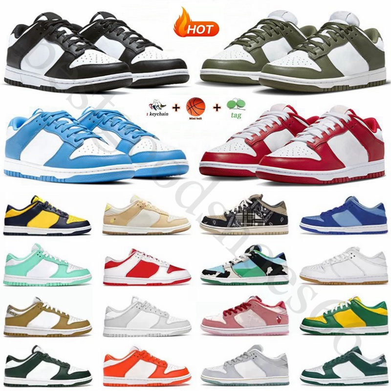 

Reverse Panda running shoes men women UNC Triple Pink Foam Team Green Mummy Georgetown Rose Whisper Next Nature sb lows mens trainers outdoor sports sneakers, With box