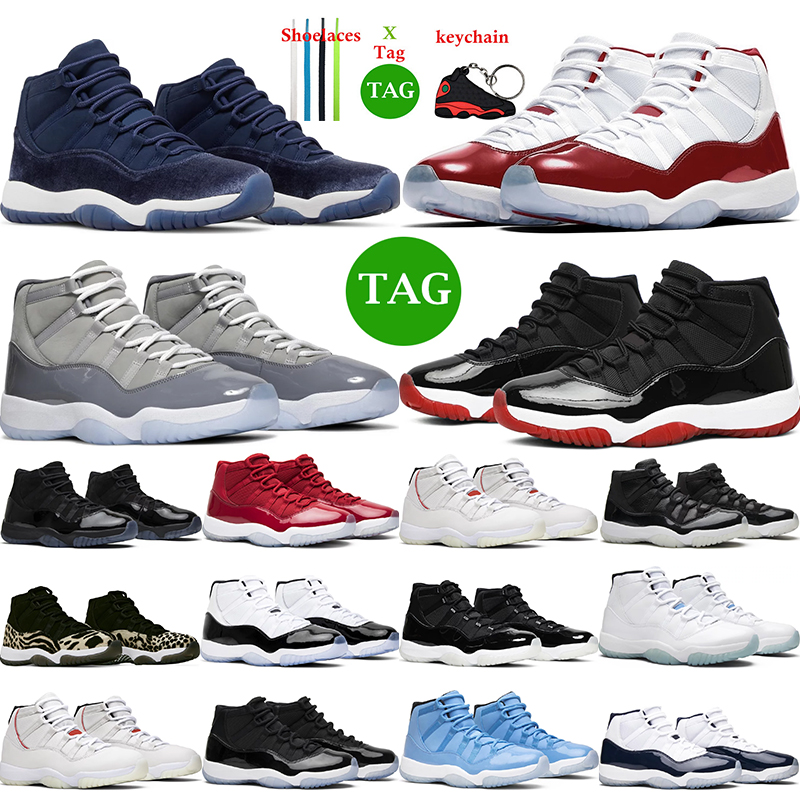 

basketball shoes 11s jumpman retro 11 mens women high Cherry Bred Cool grey Midnight Navy Velvet Pure Violet Concord Gamma bule j11 Black sports sneakers trainers, 20