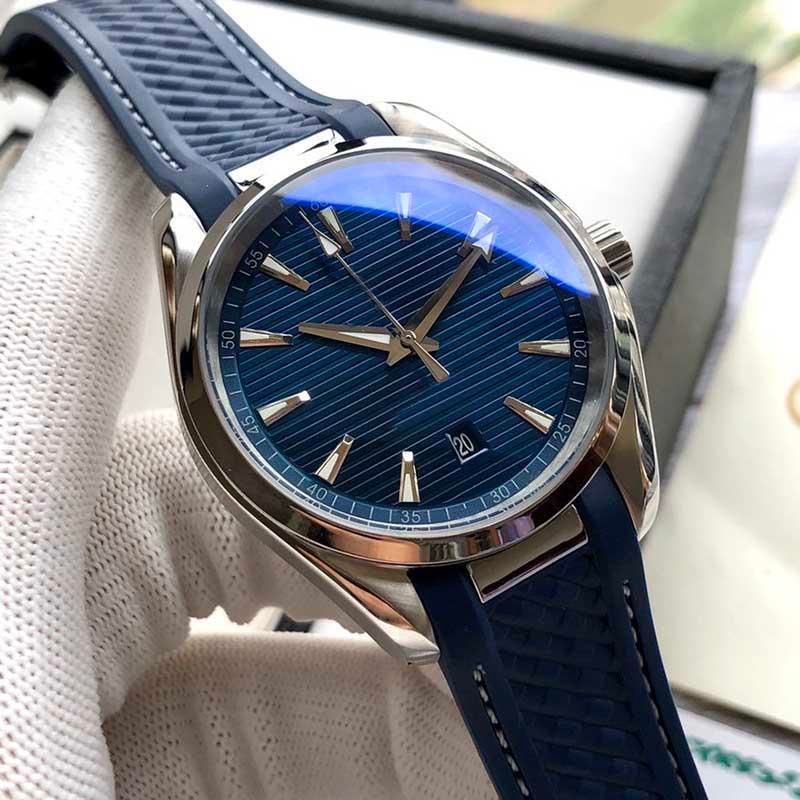 

2022 U1 Top AAA quality watch rose gold sports mens gaus luxury VVSfactory 8900 automatic watches movement mechanical master 150m james bond 007 rubber montre de luxe