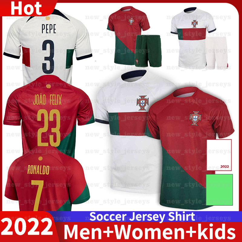 

RONALDO 2022 soccer jersey Portuguese Bruno FERNANDES DIOGO J. DANILO Portuguesa Joao Felix 22 23 Football shirt BERNARDO Portugieser Kids Kit uniforms socks, Women(pu tao y)