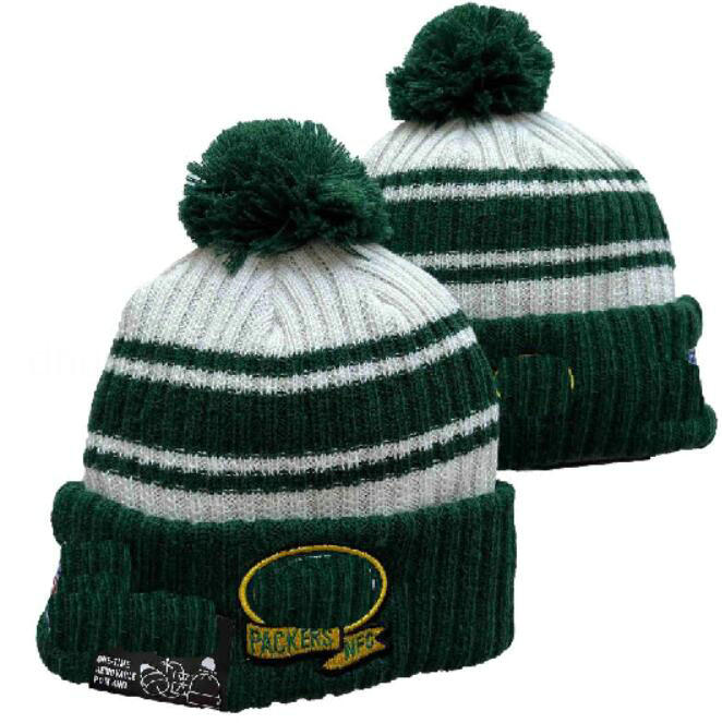 

GREEN BAY Beanies GB Cap Wool Warm Sport Knit Hat Football Striped Sideline USA College Cuffed Pom Hats Men Women Bonnet Beanie Skull Caps chapeau capon casquette