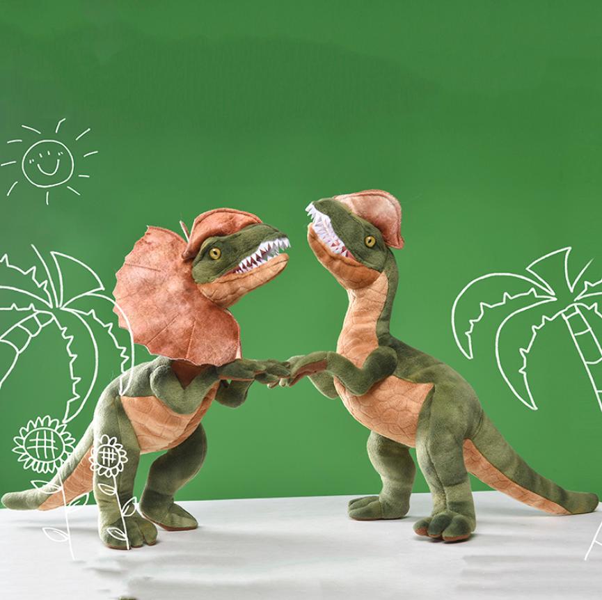

Jurassic Park Dilophosaurus Dinosaur Plush Toy Double Crested Lizard Figure Stuffed Toy Cool Kids Gift for Children Drop 2202173313478, Dinosaur a