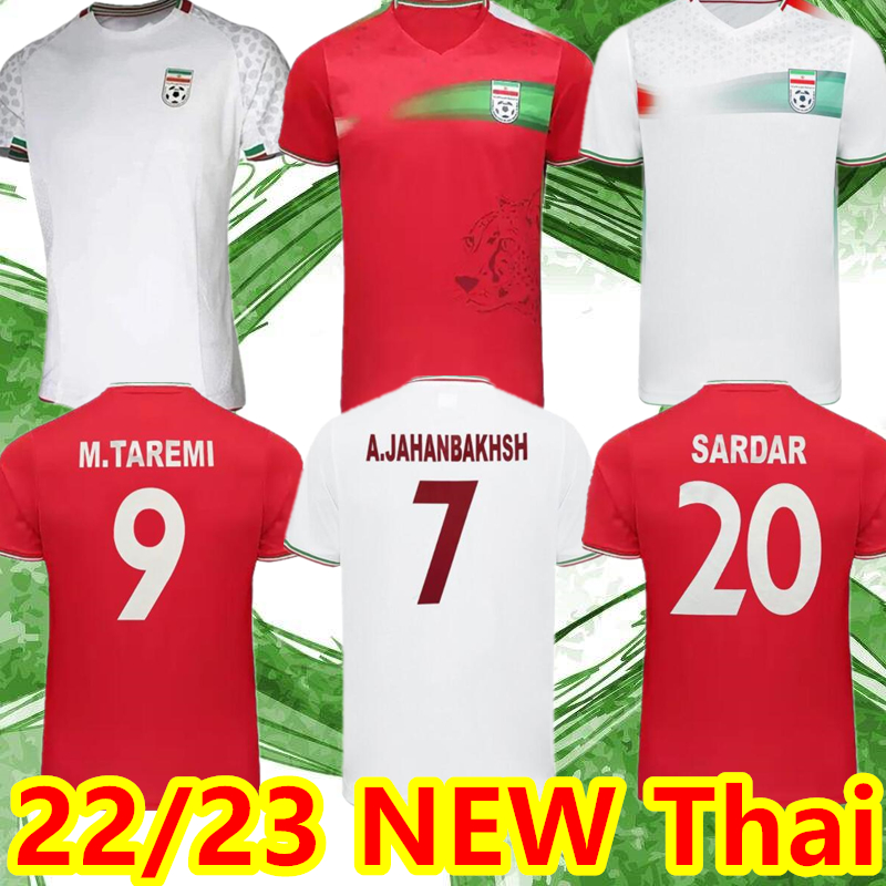 

Iran 2022 2023 National Team Soccer Jerseys M.taremi Ansarifard Ghoddos Moharrami Sardar Azmoun Hosseini Jahanbakhsh Home Away 22 23 Football Shirt, 22-23 away patch