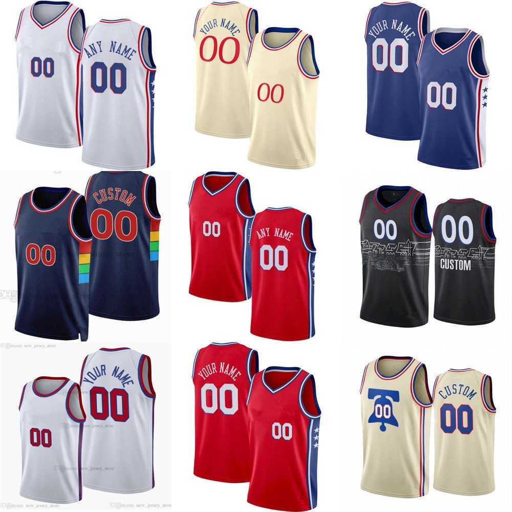 

Custom Mens Women Youth Philadelphia''76ers''Jersey Joel 21 Embiid James 1 Harden 0 Tyrese Maxey 18 Shake Milton 12 Tobias Harris Basketball Jerseys, Color
