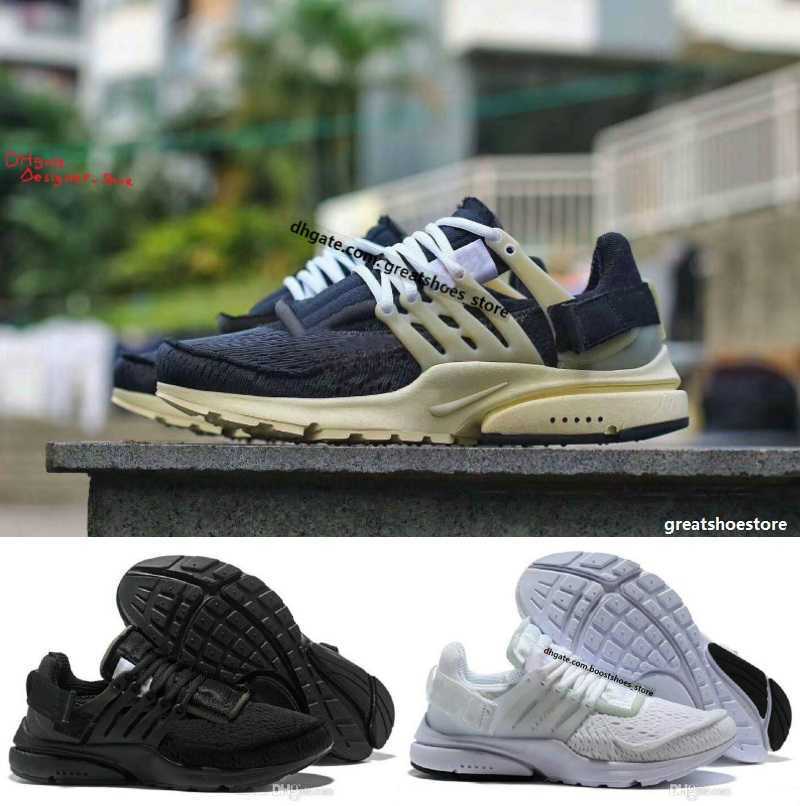 

Top TOP Quality Presto Designer Classic Casual Sports Shoes White Black Luxury Espadrille Trainer men women Flats Lace Up Sneakers 36-46 With, 6#