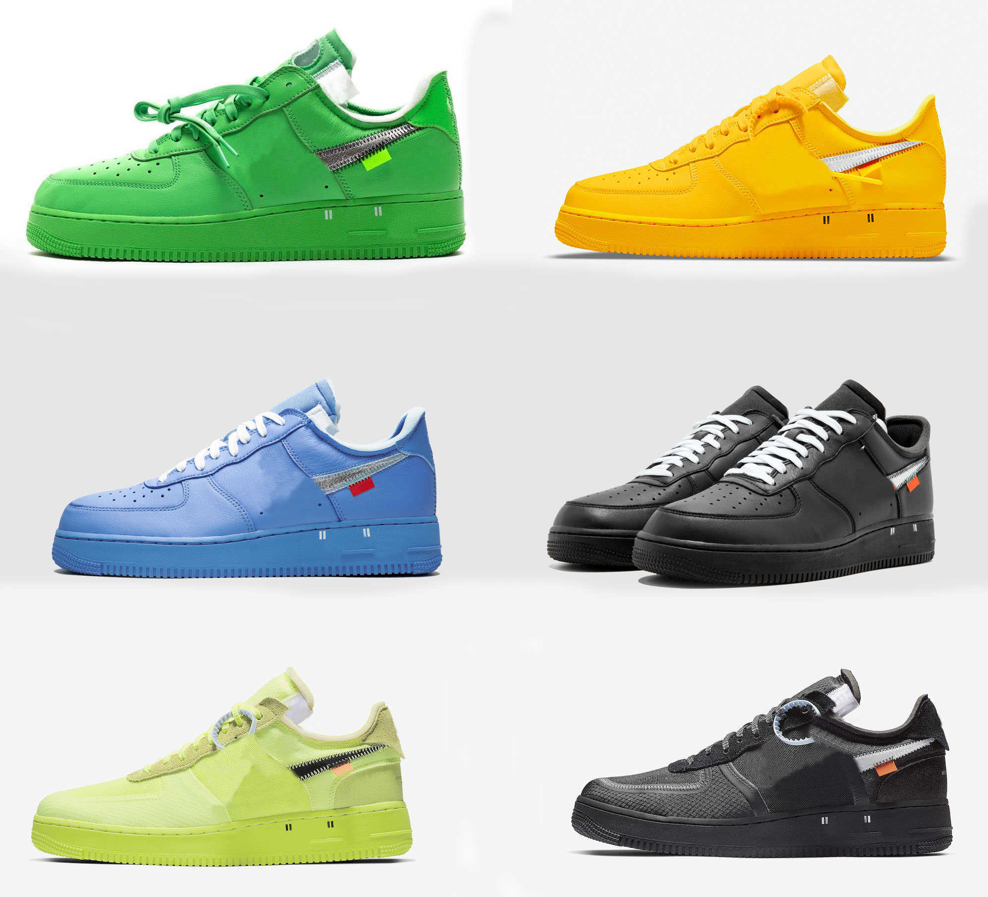 

Shoes Running TOP Sneakers Sports Low Light Green Spark Metallic Silver Gold Blue Black White Mca Authentic 1 Off Lemonade '07 Moma Volt, #11