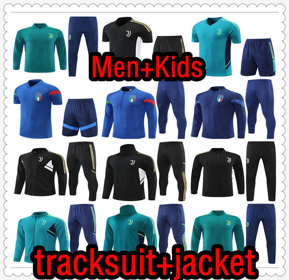 

22 23 Juventus Soccer Jerseys ItalyS tracksuit Italia JUVE POGBA DI MARIA BONUCCI VLAHOVIC McKENNIE 2022 2023 juventus Football jersey PELLEGRINI CHIESA