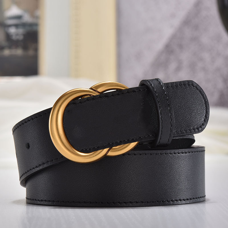 

Designer belt leather belt for men womens belts fashion double g smooth bockle black ceinture rhinestone triomphe Two layer calfskin waistbands