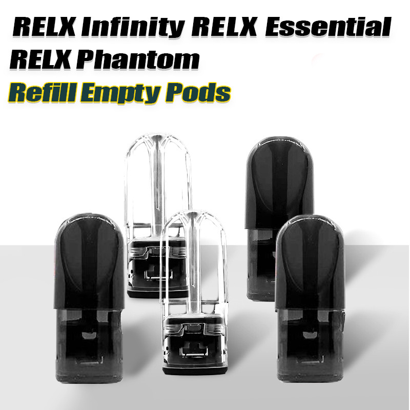 Empty pod For RELX Infinity / Essential / Phantom Refill Pods Ceramic Core Refillable 2ML Replacement No Leaking-image-822345466