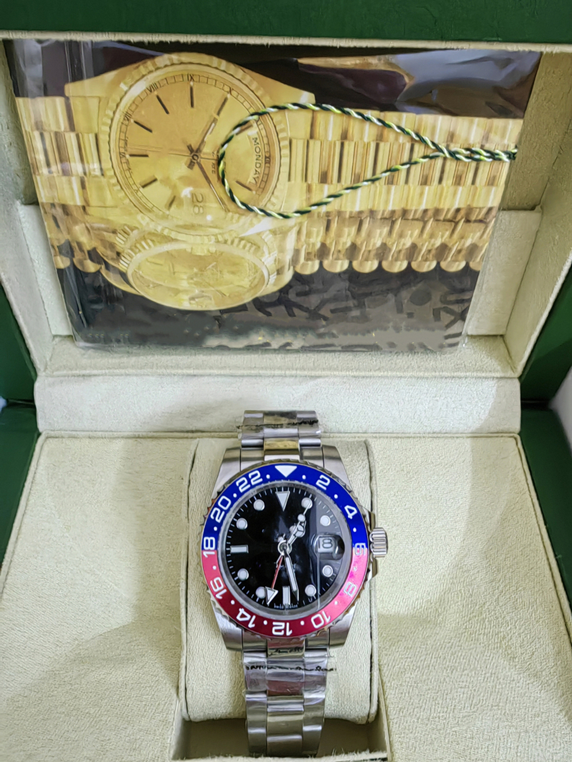 

With original box Luxury Ceramic Bezel Mens Watches Men Watch utomatic Mechanical 126710 Movement Luminous Sapphire Waterproof Wristwatches montre de luxe 202369, Style 2 original box + watch