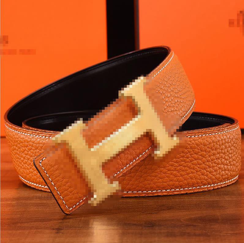 

Luxury Designer Belts Men Women Belts of Mens and Women Belt with Fashion Big Buckle Real Leather Top High Quality, Width 3.8cm