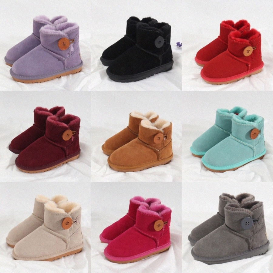 

kids boot Australia shoes uggs Classic uggi boots girls shoe sneaker designer uggly baby kid youth toddler infants First Walkers boy girl children R4 I9t5#, No box
