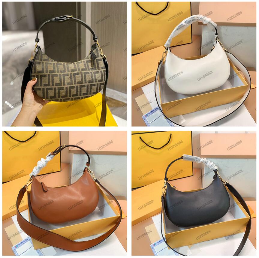 

Women's Brown Graphy Small Hobo Bag Designer Clutch Wrist Roma Half Moon Handbag Zip Fastening Vintage Bottom Golden Metal Letter Luxurys Crossbody, 01#