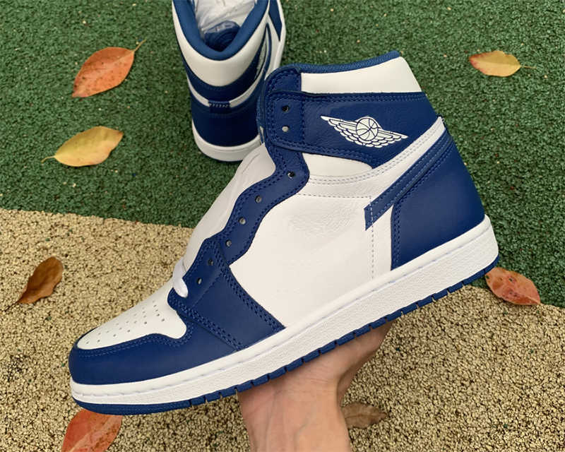 

Shoes Brand Released 1s Jumpman 1 High OG Storm Blue Leather luxurys Designer Sneakers, #1