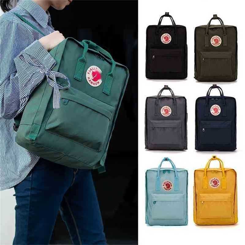 

Designer Classic Fjallravans Kankens Backpacks Official Arctic Fox for Everyday Freeshipping, Frost green pink belt