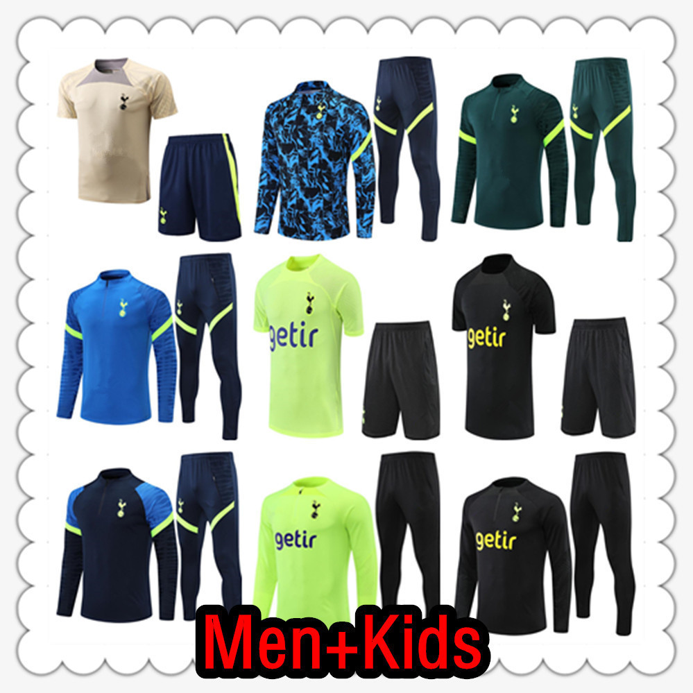

Tottenham Spurs tracksuit football jerseys training suit 21 22 23 Kane Dele Son Hojbjerg Bergwijn jersey soccer jogging jacket 2022 2023 men kids kit 999