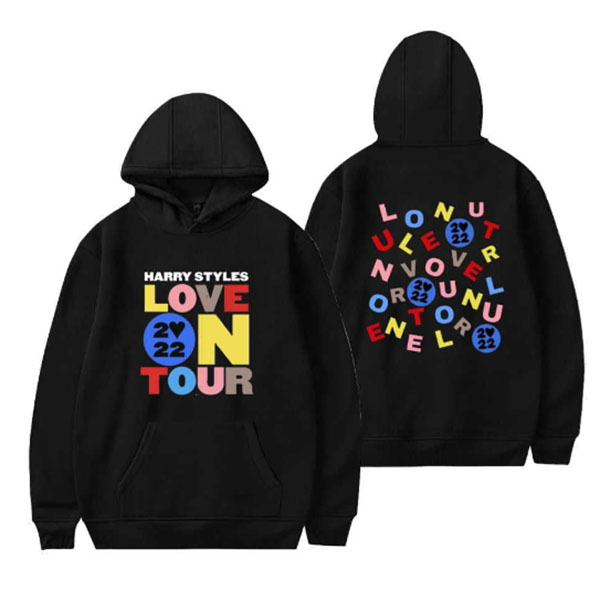 

Harry Styles Merch Love On Tour Hoodie Long Sleeve Sweatshirts Women Men's Hoodie Hip Hop Clothes, 02