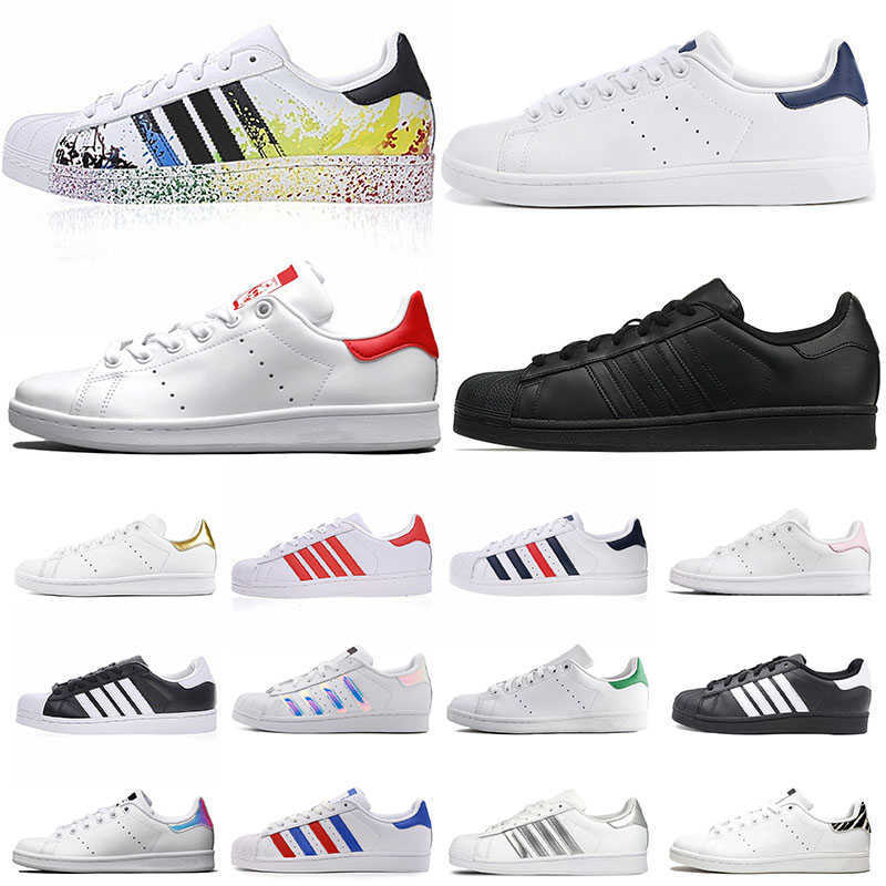 

Casual Shoes Stan Shoe Sneakers Leather Trainers Triple White Black Platform Designers Gold Sports Size Classic Women Men, A1 36-45 triple black
