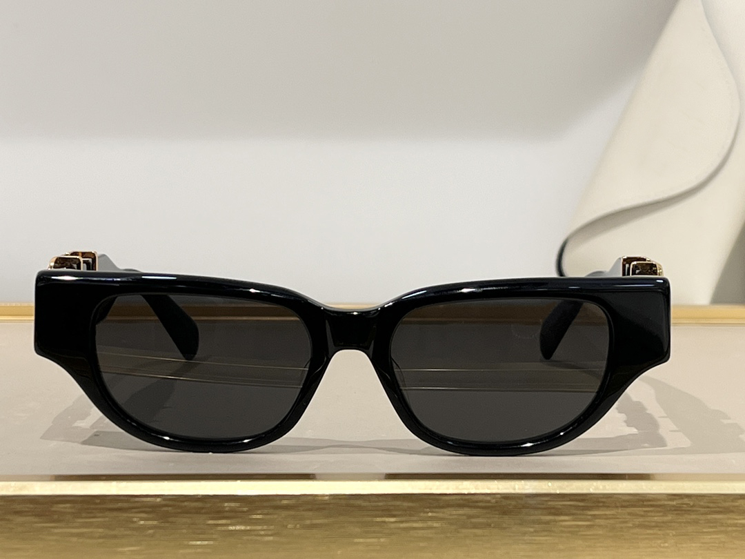 

Black Gold Grey Sunglasses Sunglass Cateye Shape Women Summer Sunnies Shades UV400 Eyewear with Box