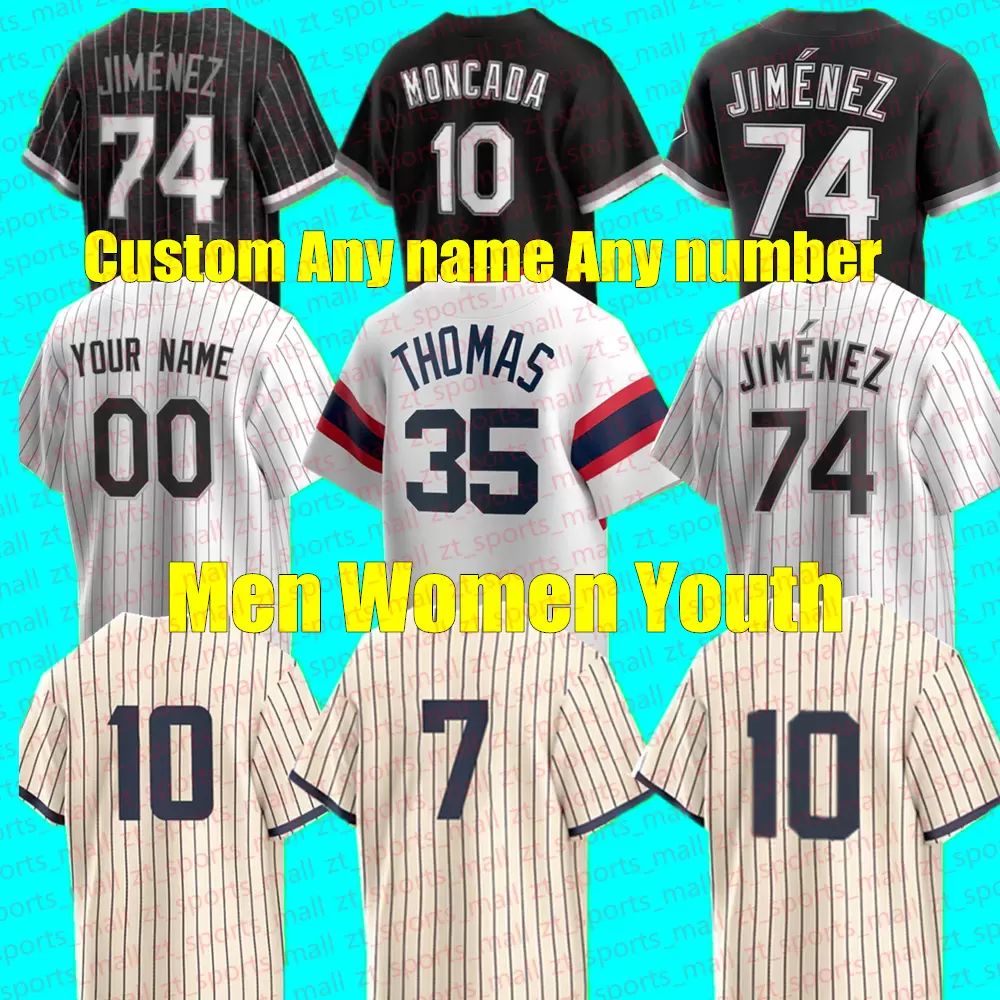 

Baseball Jersey Custom Men Women Youth ElOY JIMENEZ TIM ANDERSON LUIS ROBERT CHICAGOS YOAN MONCADA JOSE ABREU ANDREW VAUGHN YASMANI WHITE SOX GRANDAL KIMBREL, As shown in illustration15