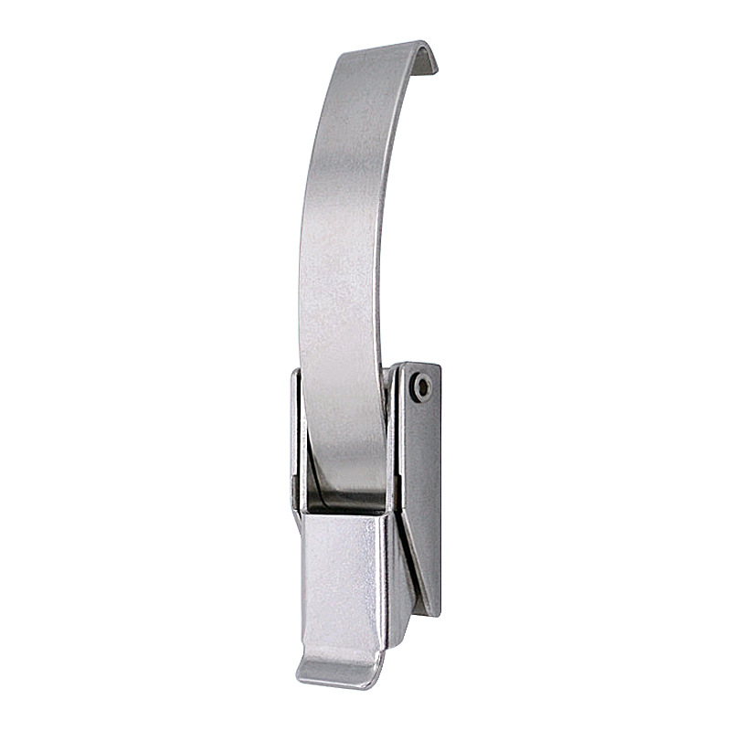 304 stainless steel door hasp industrial equipment buckle Heat insulation barrel lock tool case air box hardware part-image-400224497