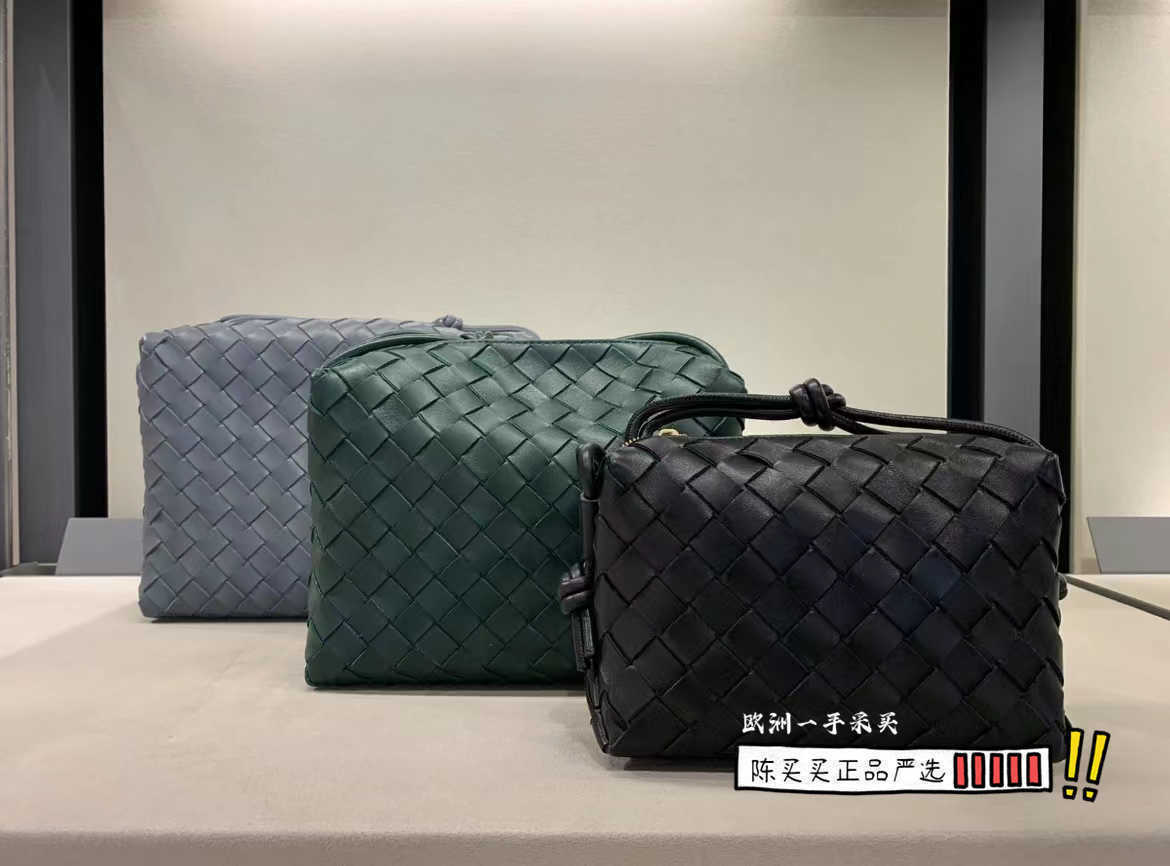 

Designer Bags Bottegas Bag Woven Venetas Luxury Handbag Loop Bag Mini Woven Camera One Shoulder Small Square Original Quality Fashion, Color note order