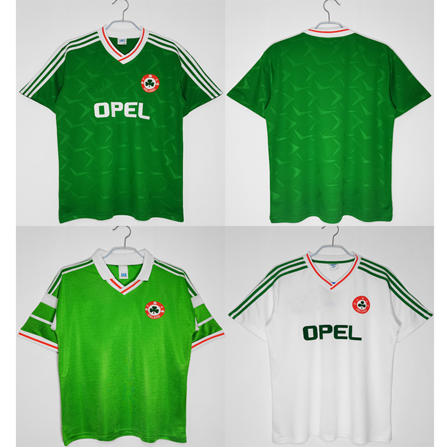 

retro soccer jersey IreLAnDs 1990 1992 1988 1990 home away classic vintage KEANE Irish football shirt men uniform McGRATH Duff STAUNTON HOUGHTON McATEER Maillot, 1990 92 green home kit irela