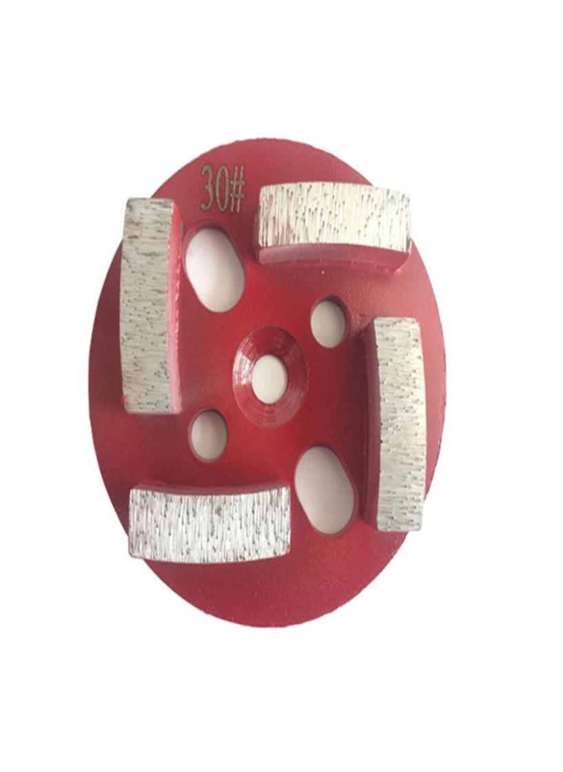 

KDU40 9 Pieces 4 Inch D100mm Universal Diamond Polishing Pads with Four Segments Diamond Grinding Disc for Concrete and Terrazzo