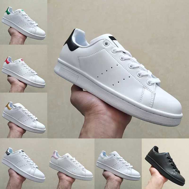 

Fashion Stan Smith Casual Shoes Navy OG White Green Zebra Newest Designer Mens Women Classic Sneakers Lush Red Metallic Silver Metallic Gold, Box