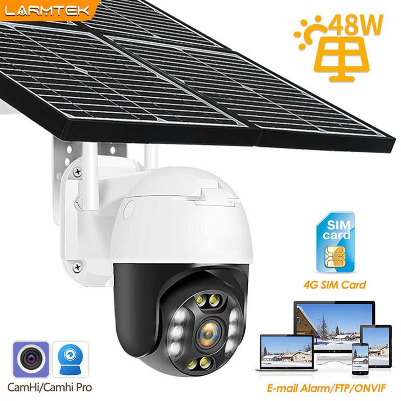 

Other CCTV Cameras 4G IP Camera with Solar Panel 48W 1080P WiFi Outdoor Video Surveillance CCTV Security Protection Built Batteries PTZ327i
