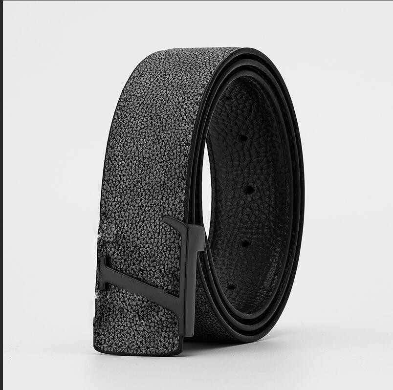 

mens belt belts for men designer Designer Available on both sides Belts for Womens Belt Mens Leather Black Silver Gold Buckle Men Classic Casual Wide 3.8cm 814484097