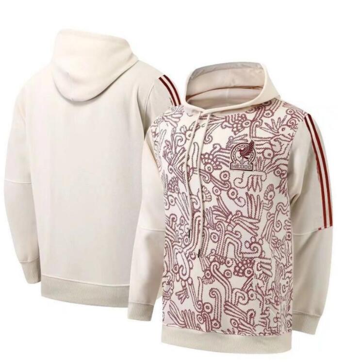 

2022 Mexico soccer jersey Velvet hoodie jackets H. LOSANO CHICHARITO G DOS SANTOS 22 23 football shirt uniforms Survetement