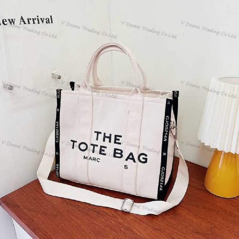 

marc The tote bag canvas designer handbags Large Capacity Shoulder women Shopping Messenger Letters Print 220830, Blue