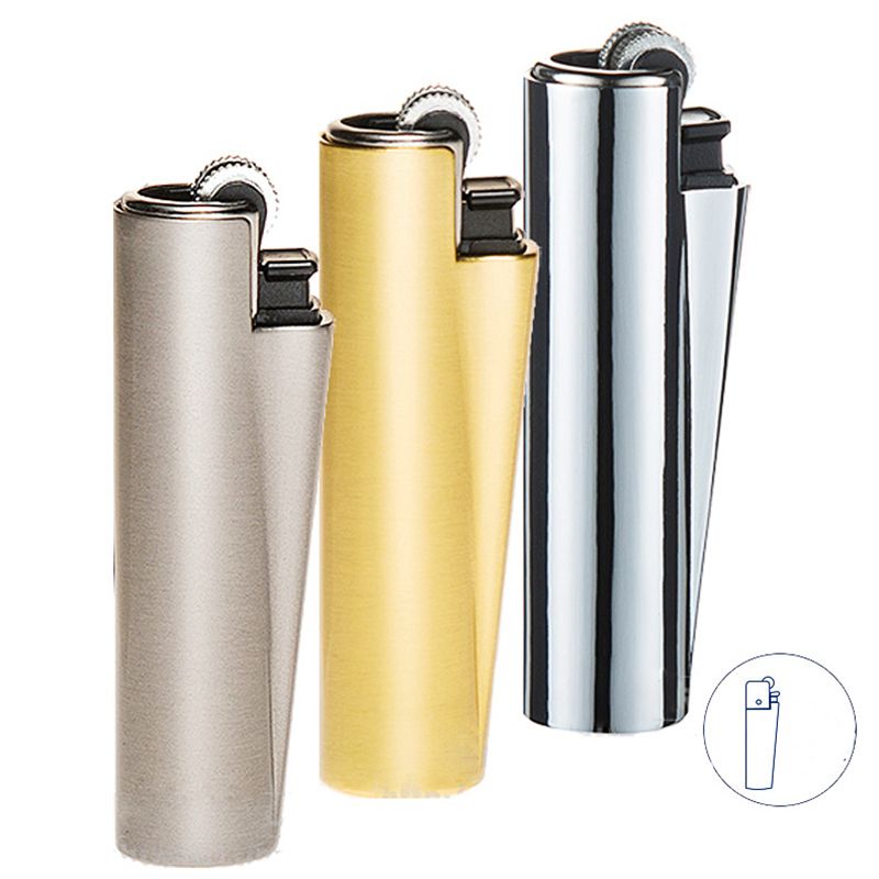 

Original Clipper From Spain Metal Butane Gas Refill Lighter Windproof Portable Grinding Wheel Inflatable Flint Lighter Free Fire Promotion Gift for Man