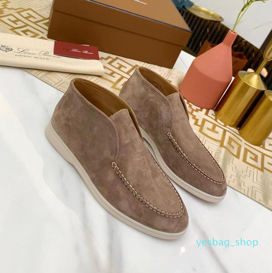 

Fashion LORO PIANA Open Walk Sneaker Shoes casual shoe Men Casual Walking Flats classic ankle Luxury Designer flat Dress factory footwear