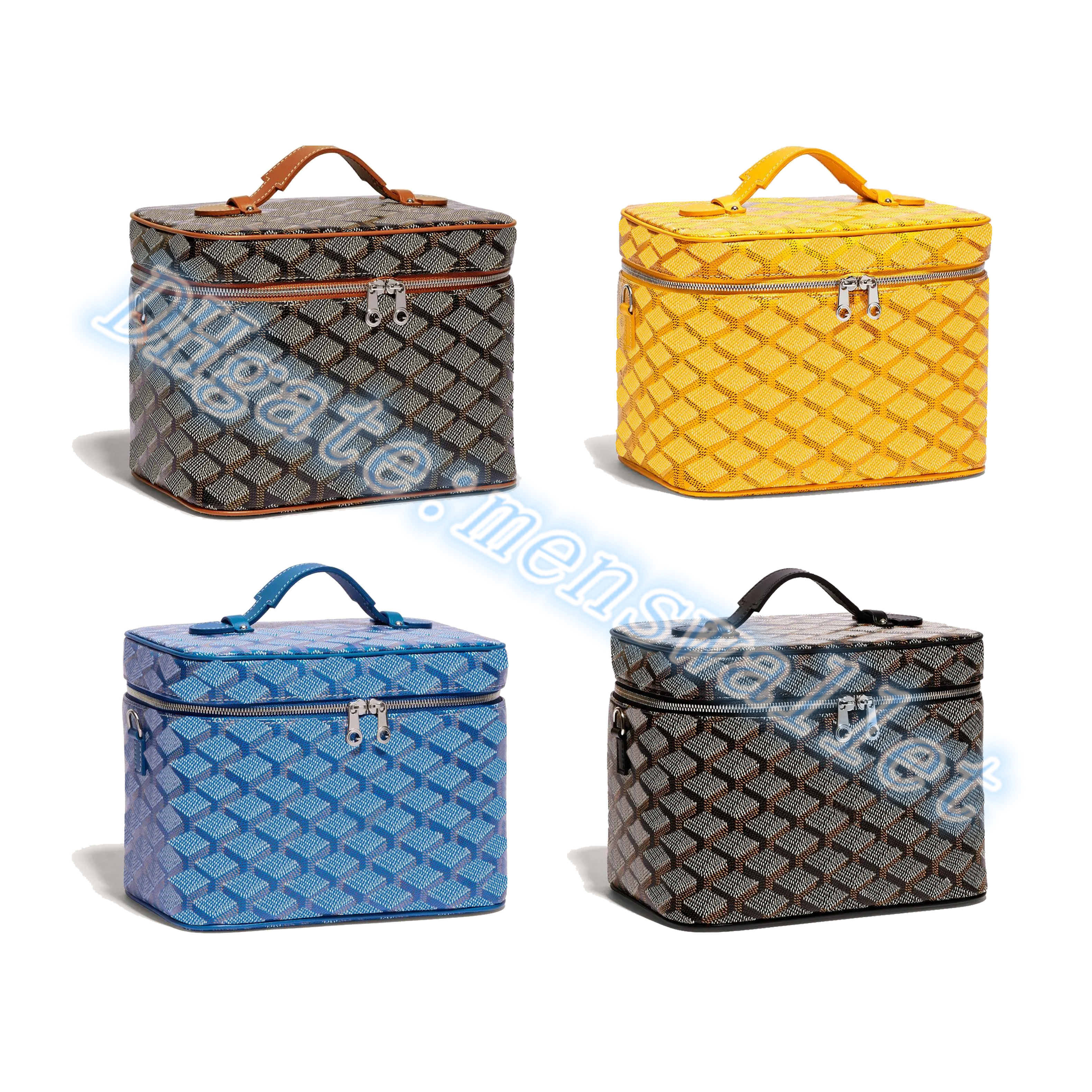 

classic Vanity Case hangbag Luxurys Designers Musete Cross Body Cosmetic Bags & Cases men Genuine leather Shoulder women Holders Bags luxury totes strap Zipper, Green