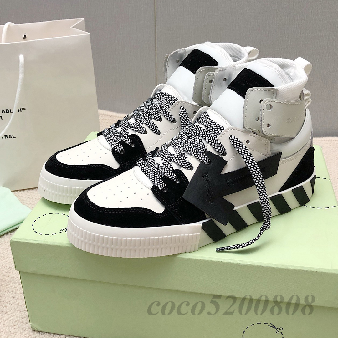 

HighTop Off Woman Mens White Casual Shoes Luxury Desiger Genuine Leather Lace Up Round Toe Trainers Sneakers Runway Outfit Athletic Sport Running Tennis Shoes 2023, As show
