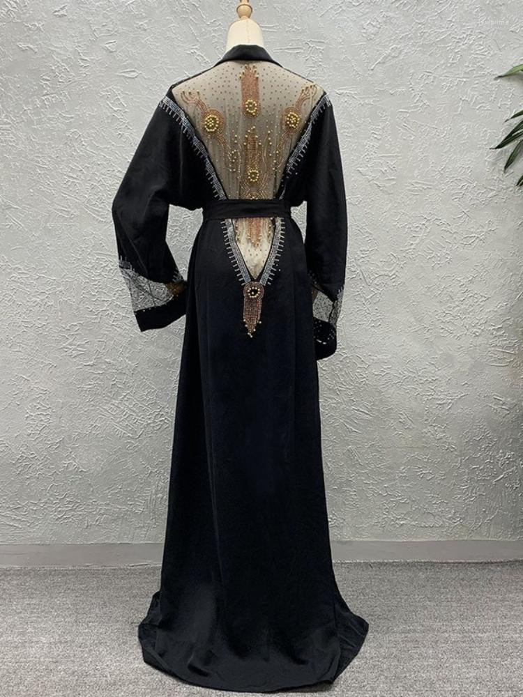 

Ethnic Clothing Africa Dress African Dresses For Women Dashiki Luxury Mesh Diamond Abaya Dubai Muslim Ramadan Kaftan Kimono Islam