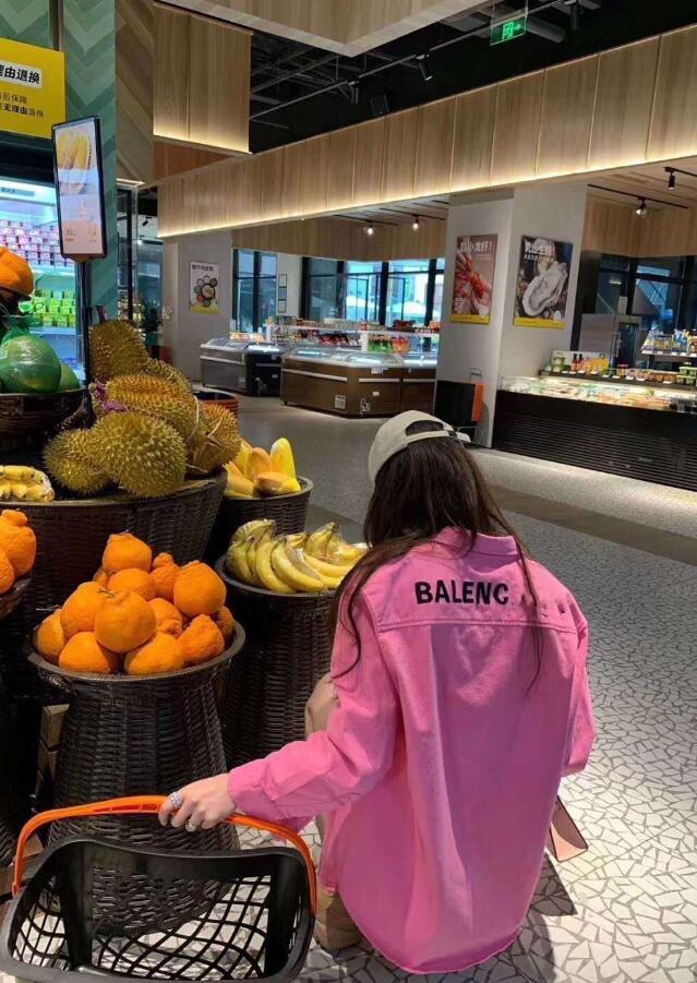 

France Designer Womens loose Blouses Shirts Fashion Classic Summer New paris love heart T-Shirt Plus Size Casual Long Sleeve quality, Bb-3