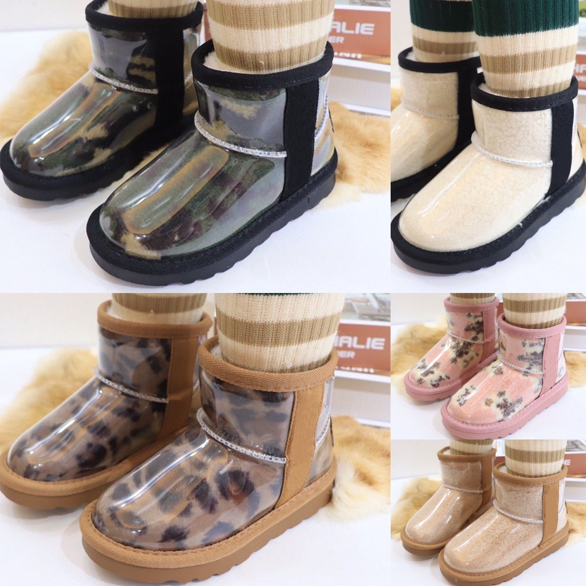 

2022 Australia girls Classic baby designer uggly boots kids shoes youth Jelly Snow boot toddler wggs children infants uggitys kid shoe winter warm snow sneaker