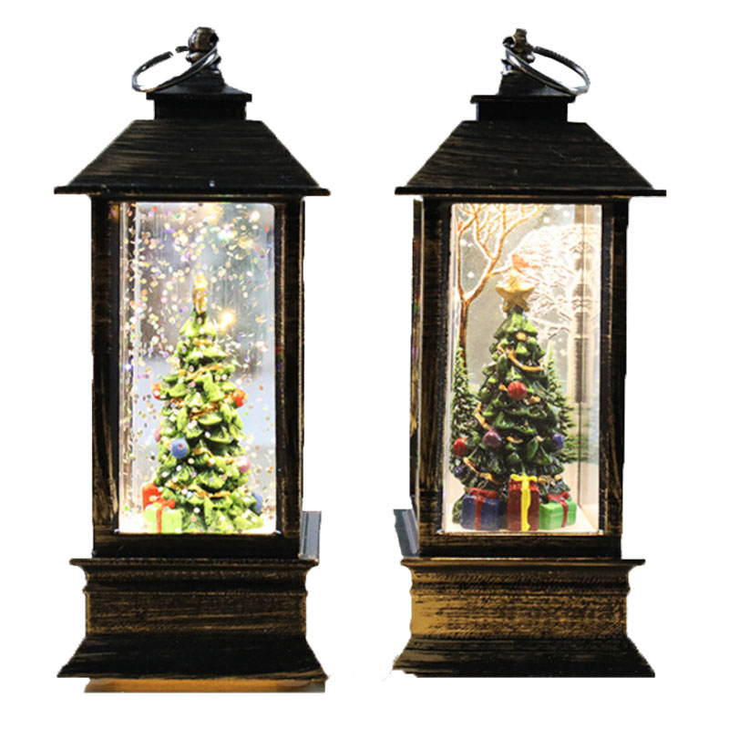 

Christmas party wind candlestick lamp Santa Claus lamps decorations Christmas tree night light wholesale