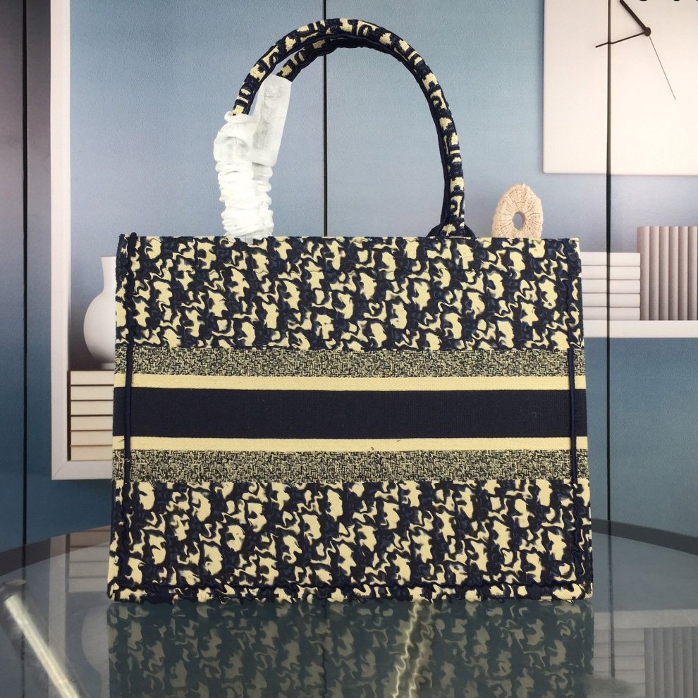 

Luxury Designers Top Original Totes Bags Light Grey Tiger Embroidery BOOK Handbag TOTE Women's Classic Handle Laptop Large Capacity Shopping Bag Commuting Canvas 02, Dust bag