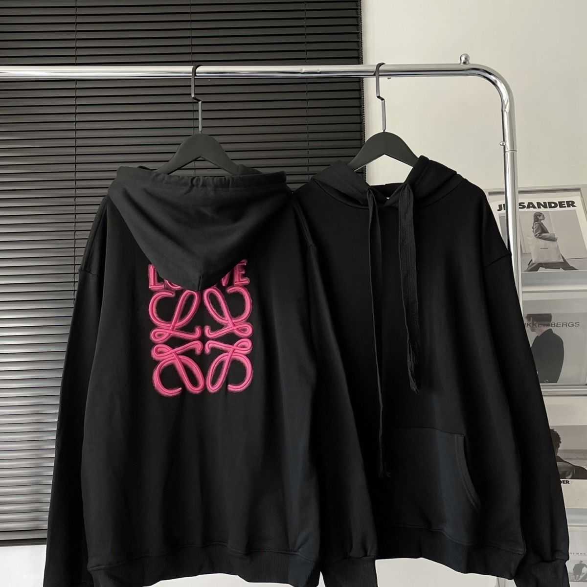 Pull sweat-shirts d'hiver Lettre d'impression de cr￩ateurs ￠ capuche d'automne ￠ swets fluorescent acn￩ broderie lovewee gardes ￠ capuche femme c