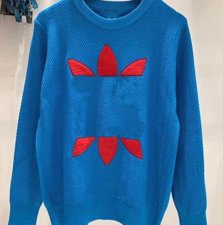 

22GGSS New Women's Sweaters Women Casual Woman Pullover knitted designer sweater, Blue
