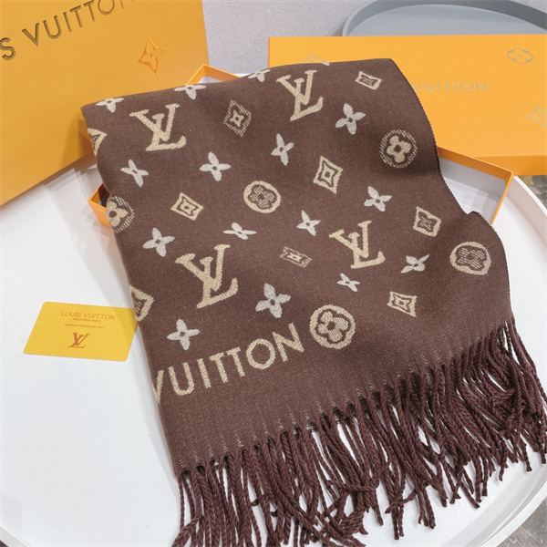 

Fashion Designer Winter Wool scarf for woman High quality Cashmere Louis Vuitton Scarves lady Warm men Gucci Embroidery Cotton women louise viuton long Shawl Wrap gg