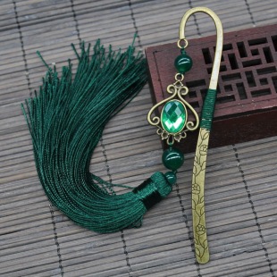 

Metal Bookmarks Unique Religious Hook Bookmark with Agate Crystals Pendant for Women Men 1223731