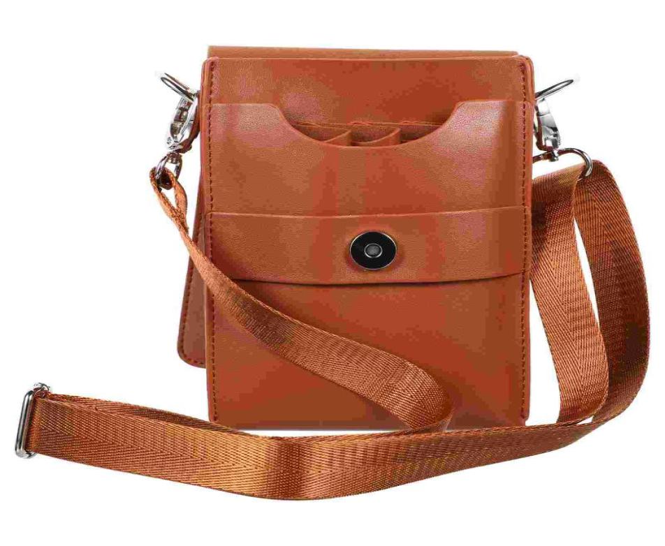 

Hair Scissors Pouch Cowhide Salon Barber Home Hairdressing Holster Bag