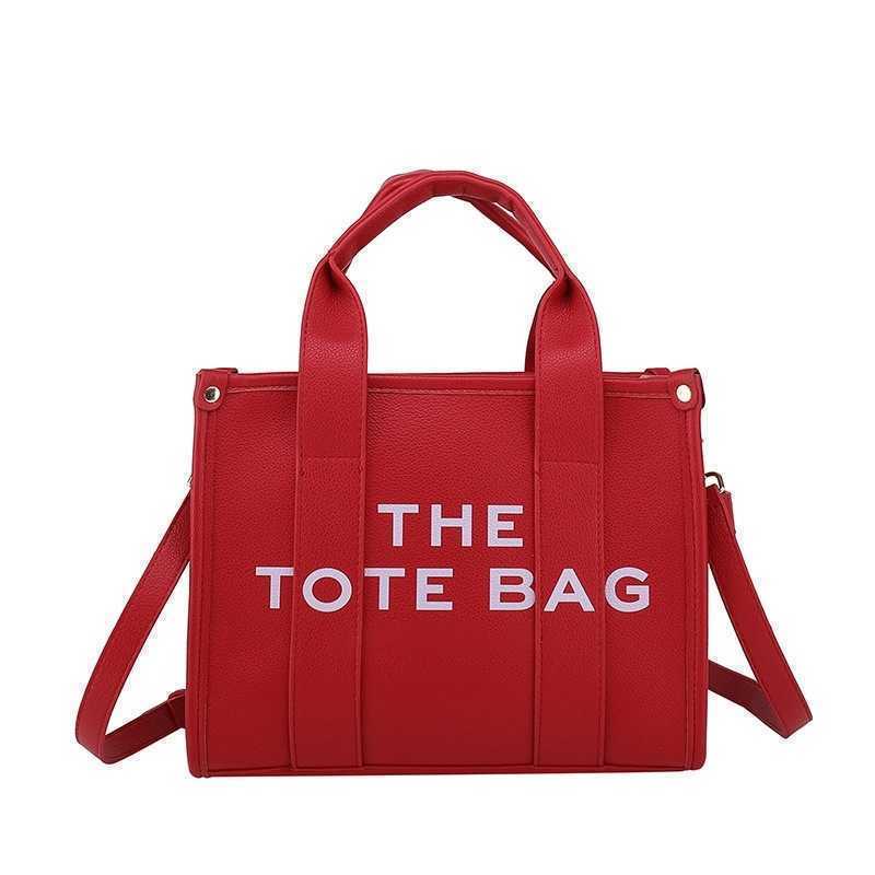 

Designer Luxury Fashion Marc The Tote Bag Leather Versatile Women Small Bags Vintage MarcJacobs Handbags Multicolour Wallet 7A High Quality zhouzhoubao123 6XAB, Red